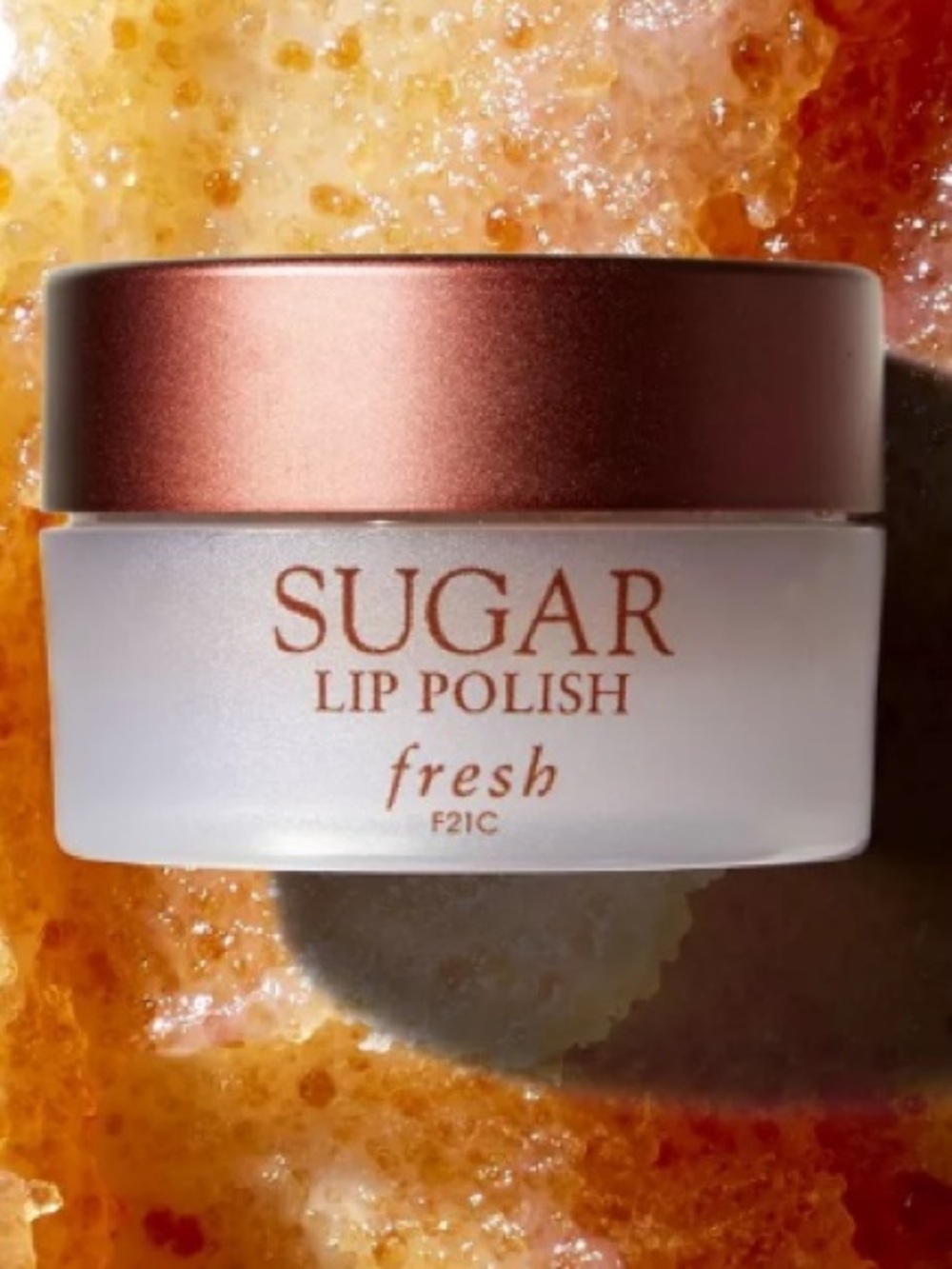 fresh Sugar Lip Polish by fresh NEW! FULL SIZE! - Rose Gold Lid & White Jar